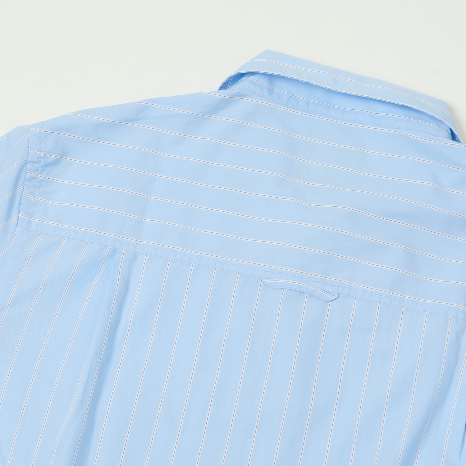 Knickerbocker Bowery Fine Cotton Shirt - Blue/White Stripe