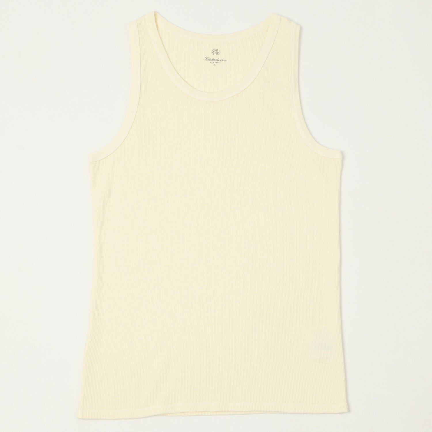 Knickerbocker Box Knit Tank - Milk