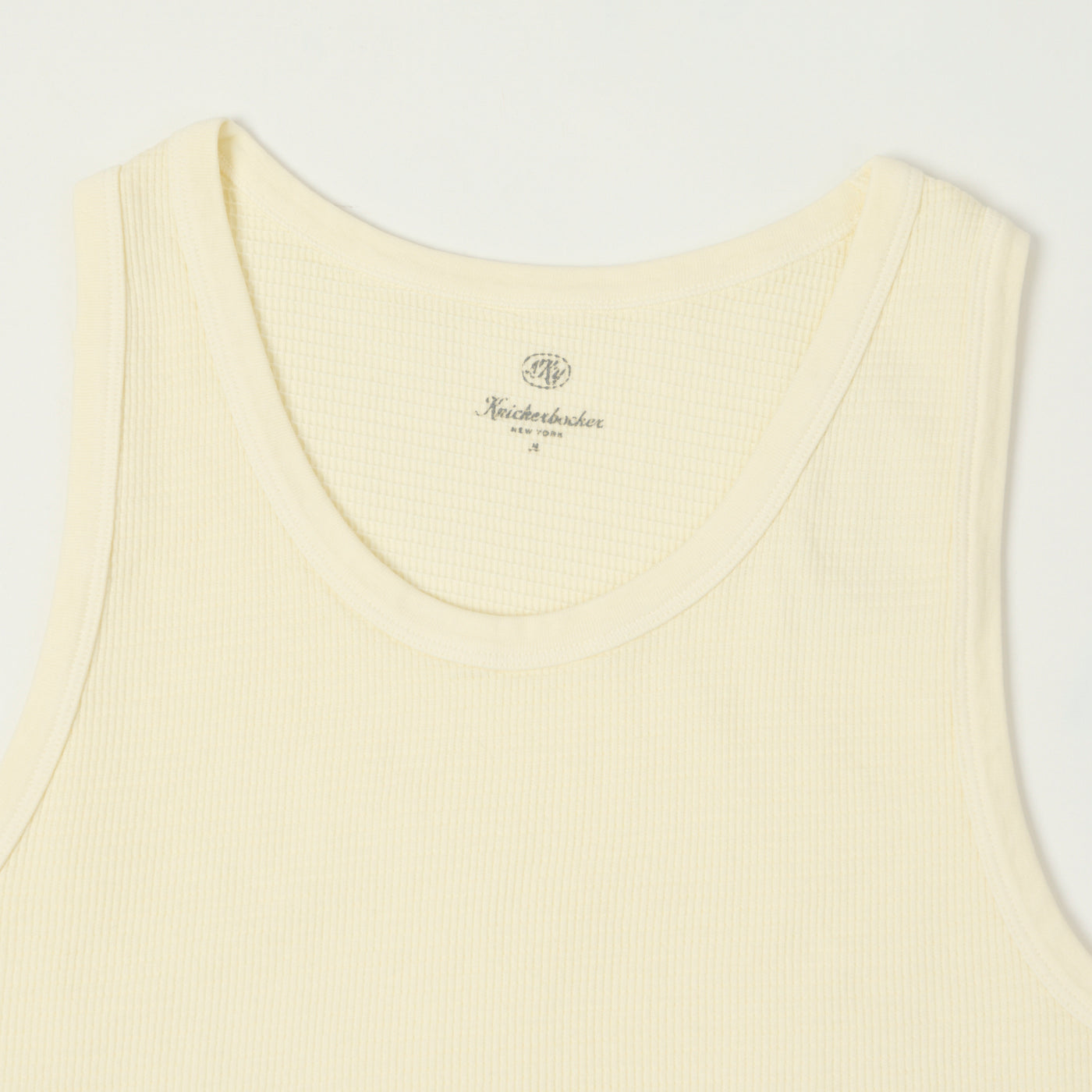 Knickerbocker Box Knit Tank - Milk