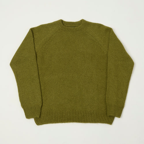Knickerbocker 'Bud' Alpaca Knit Sweater - Chartreuse