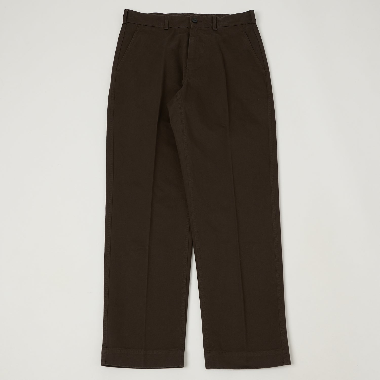 Knickerbocker 'Canal' Tapered Twill Chinos - Black Olive