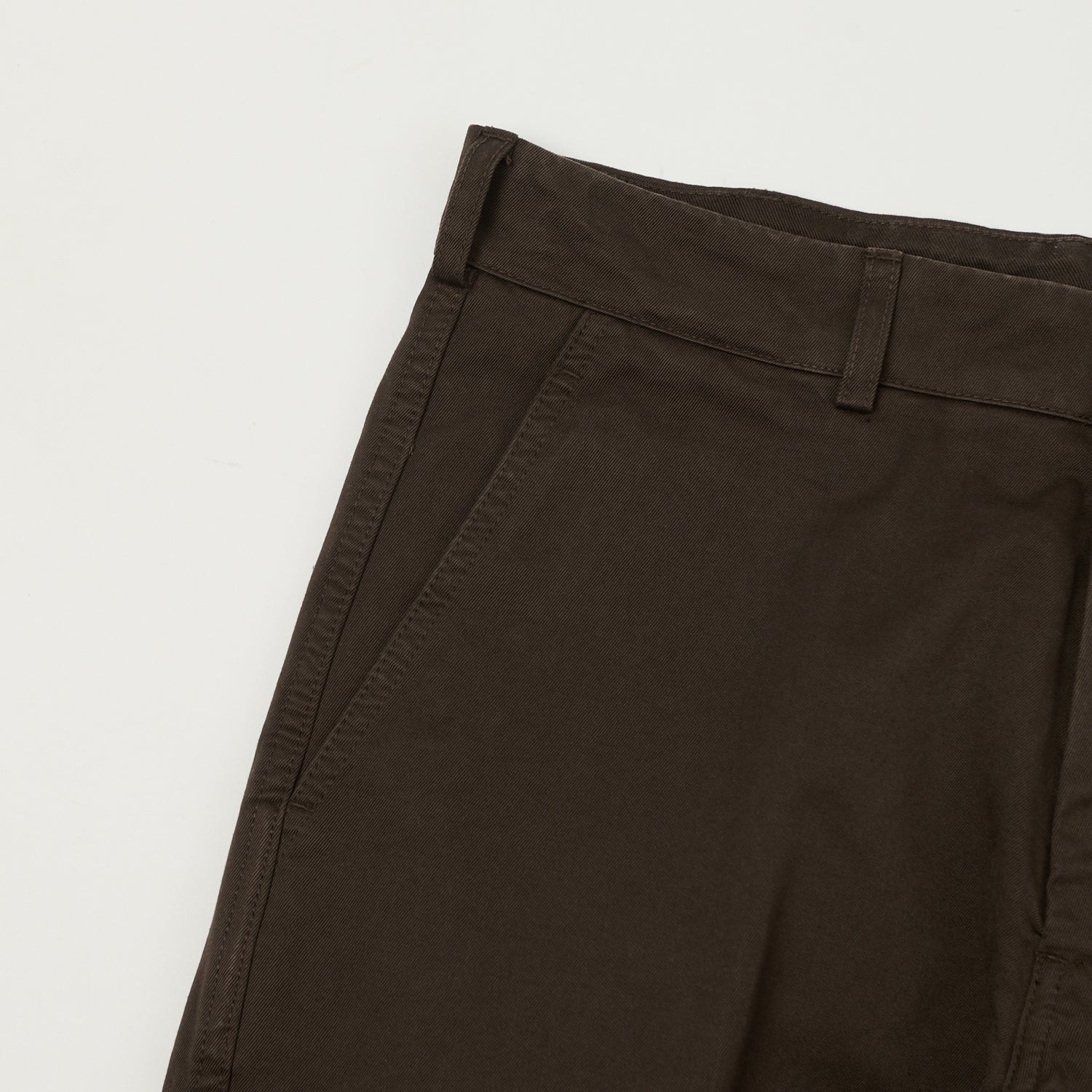 Knickerbocker 'Canal' Tapered Twill Chinos - Black Olive