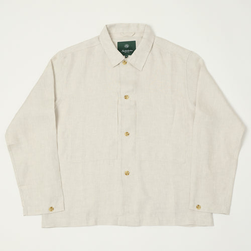 Knickerbocker Mafra Linen Overshirt - Taupe