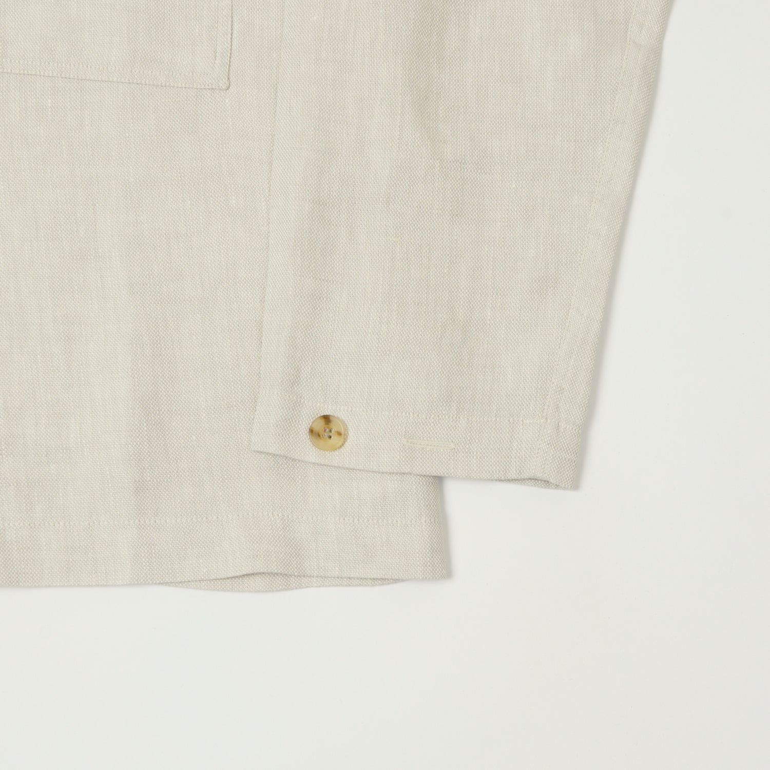 Knickerbocker Mafra Linen Overshirt - Taupe