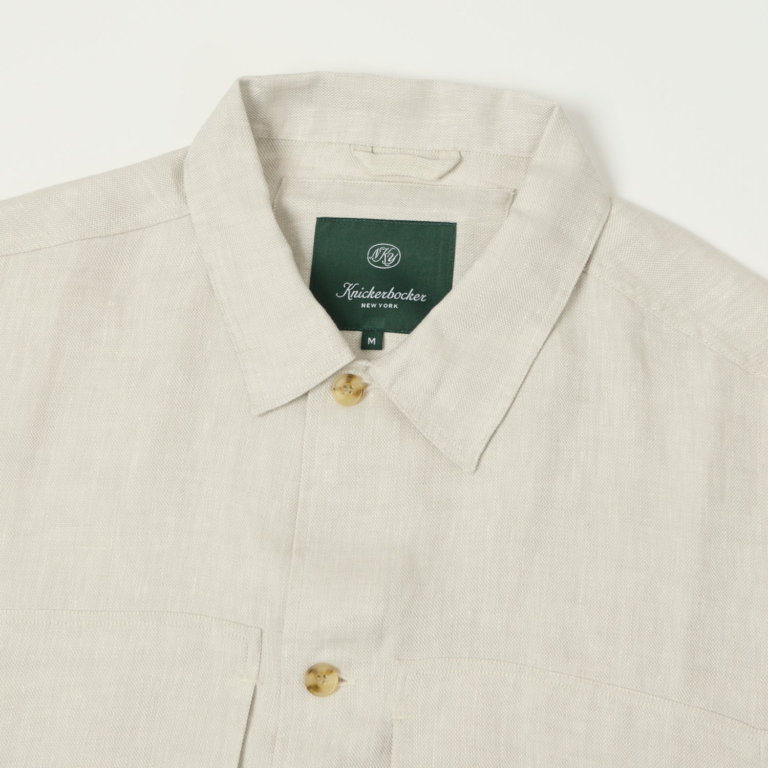 Knickerbocker Mafra Linen Overshirt - Taupe