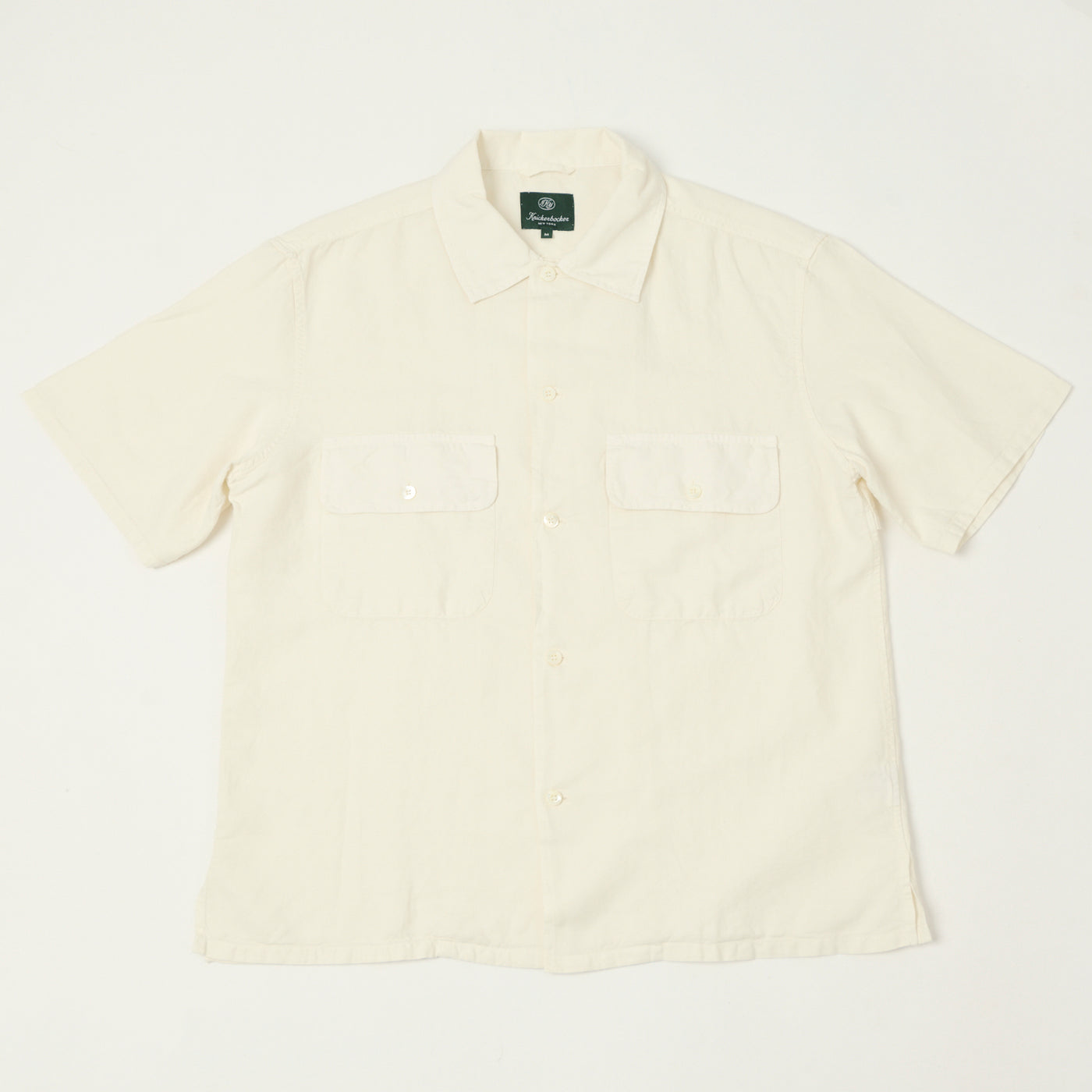 Knickerbocker Mar Cotton & Linen Shirt - Bone