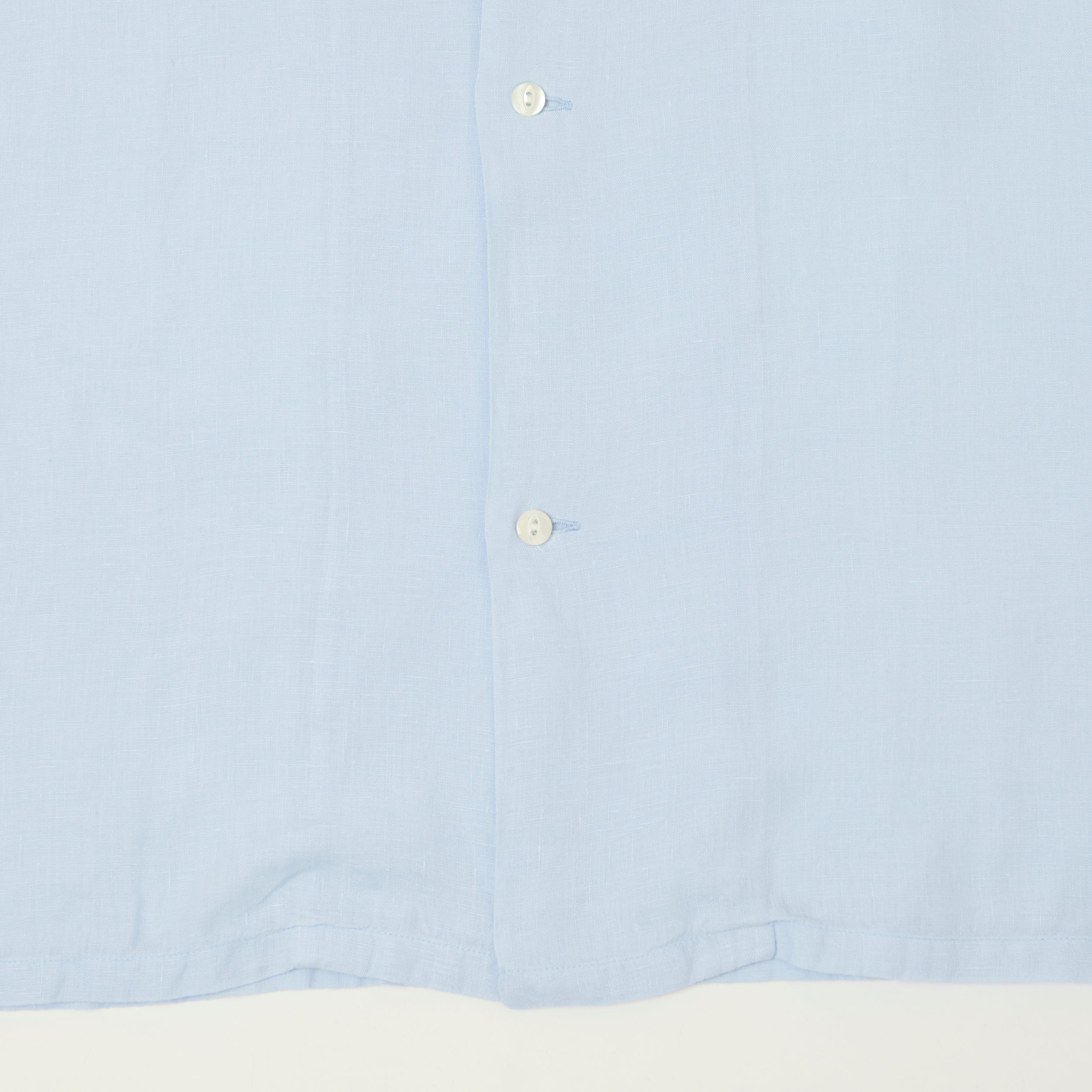 Knickerbocker 'Marina' Linen Camp Shirt - Sky