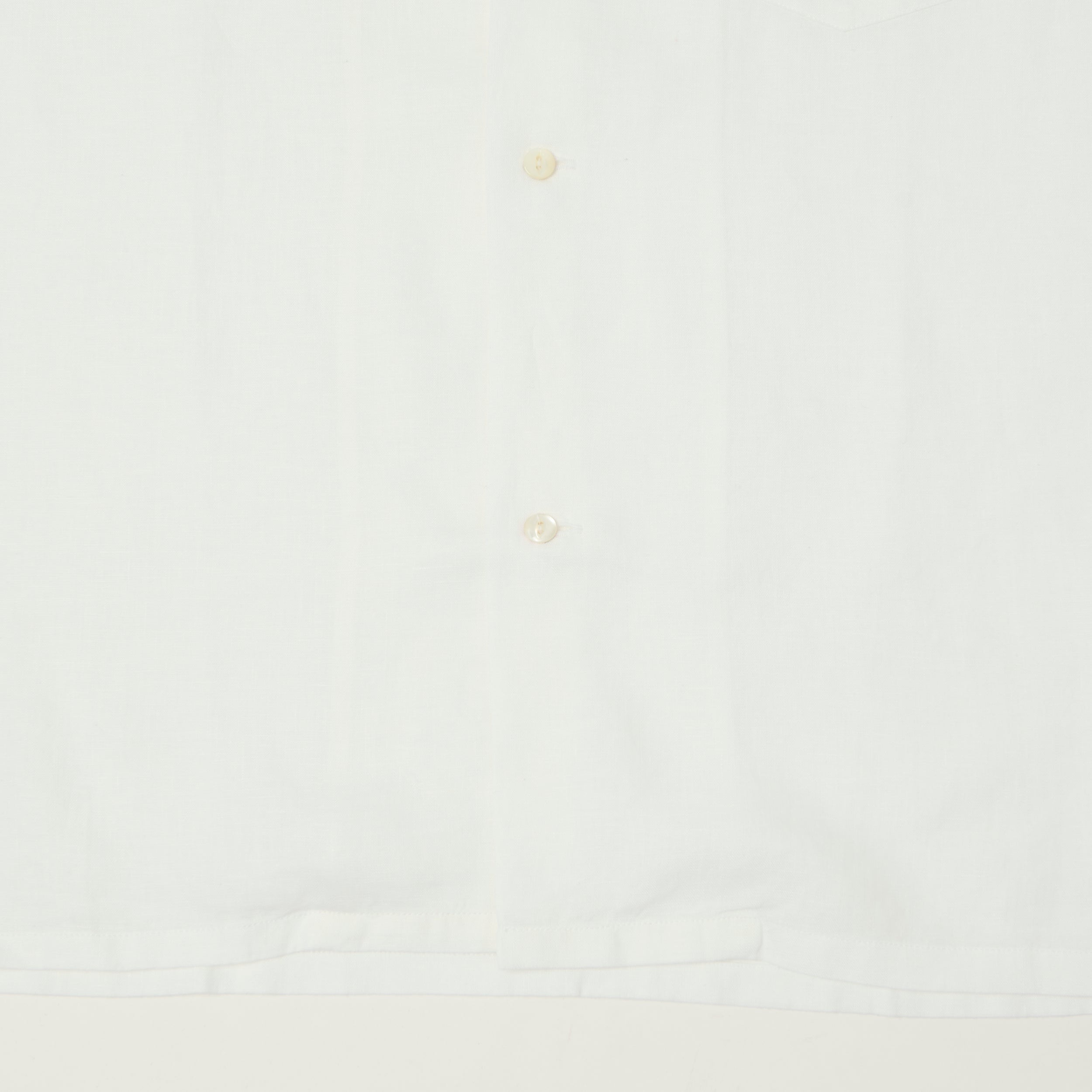 Knickerbocker 'Marina' Linen Camp Shirt - White