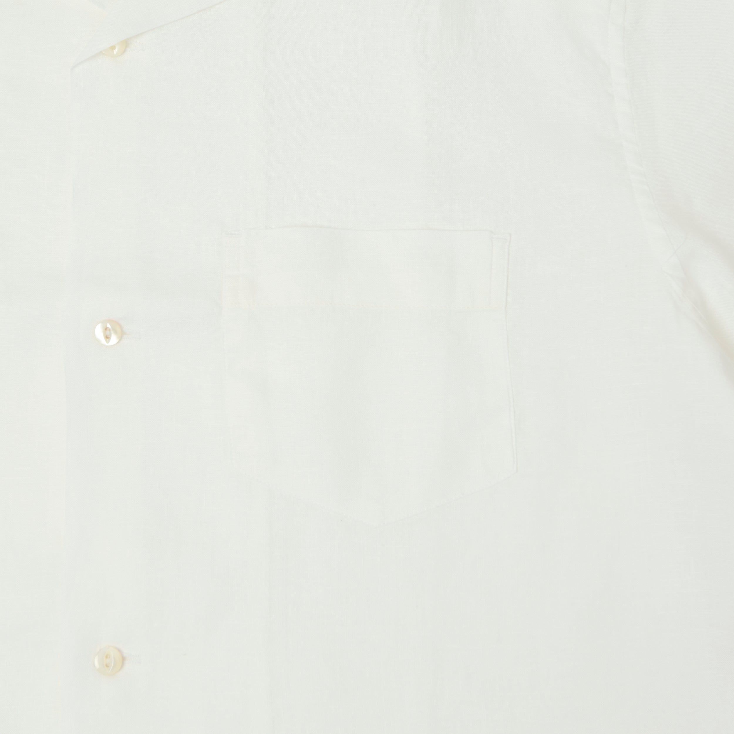 Knickerbocker 'Marina' Linen Camp Shirt - White