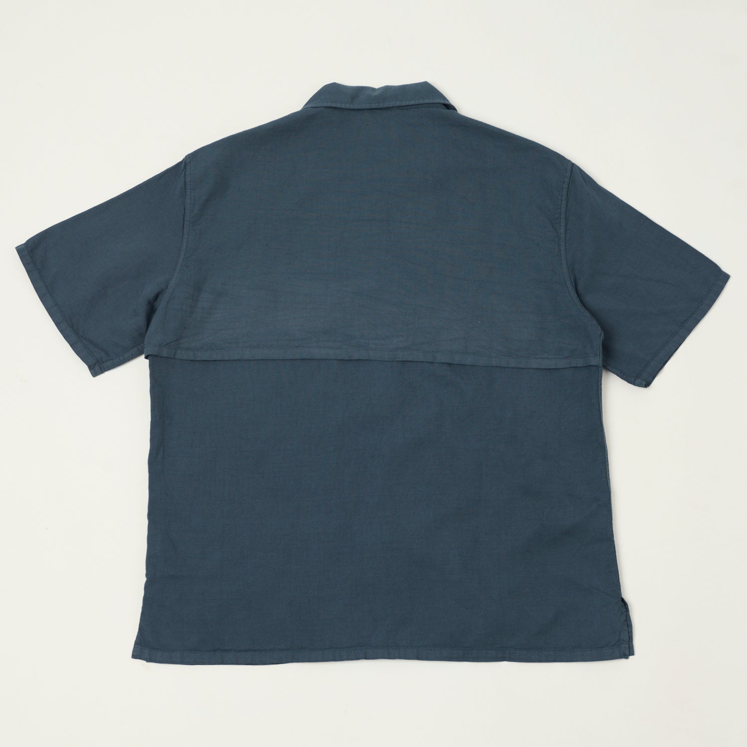 Knickerbocker Mar Cotton & Linen Shirt - Navy