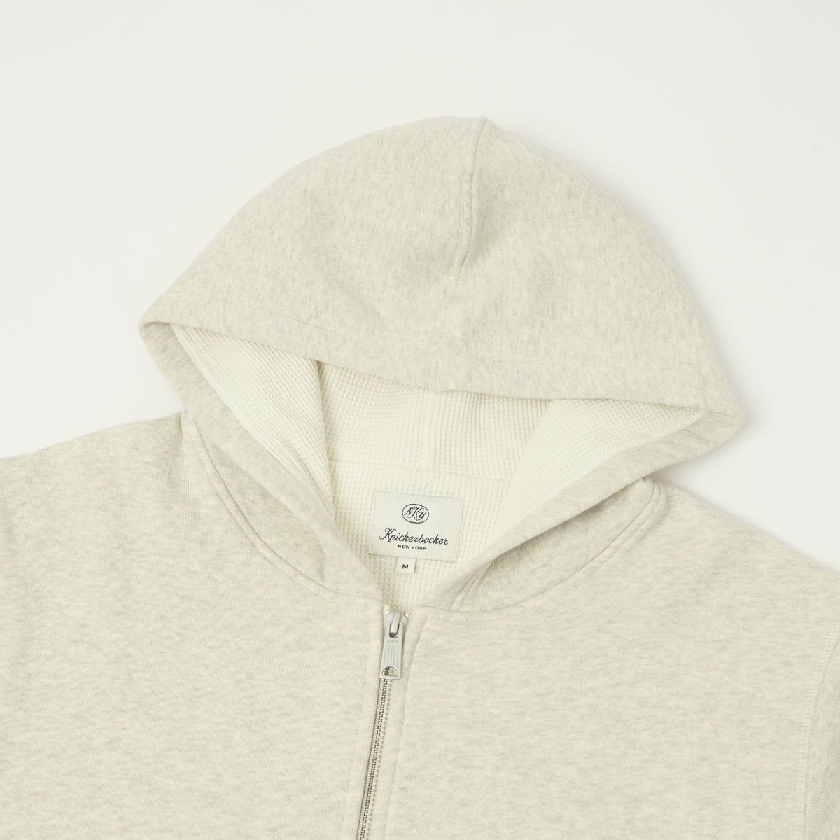 Knickerbocker 'Metro Waffle' Hoodie - Oat Grey