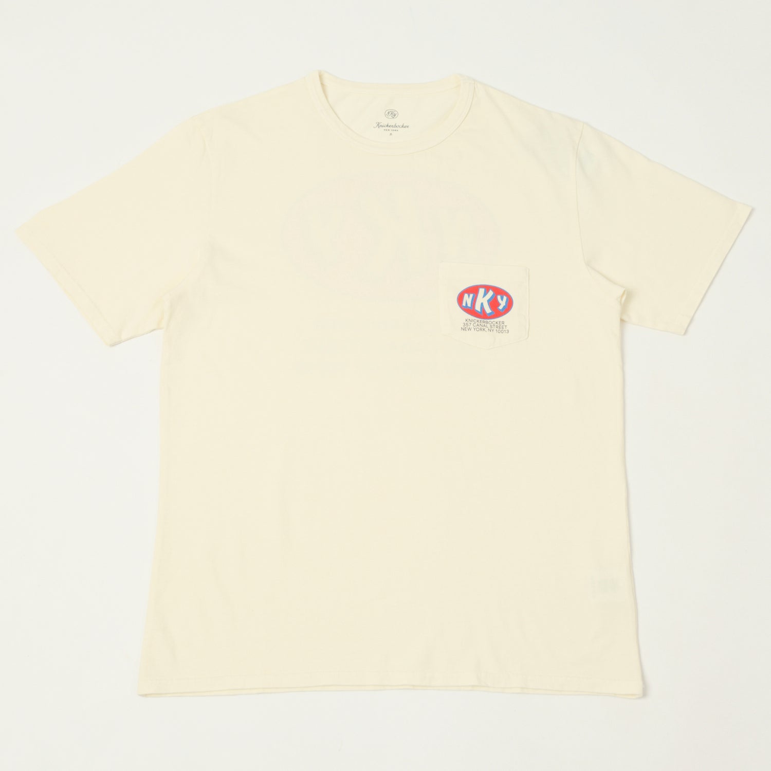 Knickerbocker Oil T-Shirt - Milk