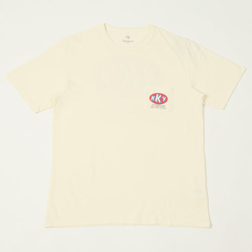 Knickerbocker Oil T-Shirt - Milk