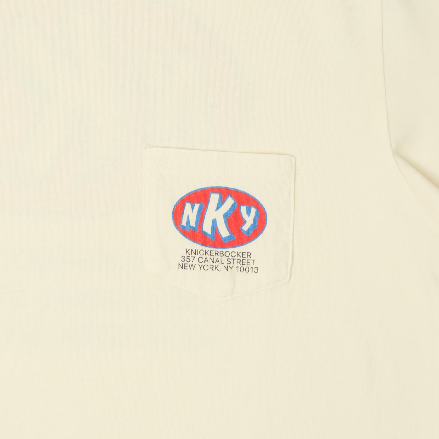 Knickerbocker Oil T-Shirt - Milk