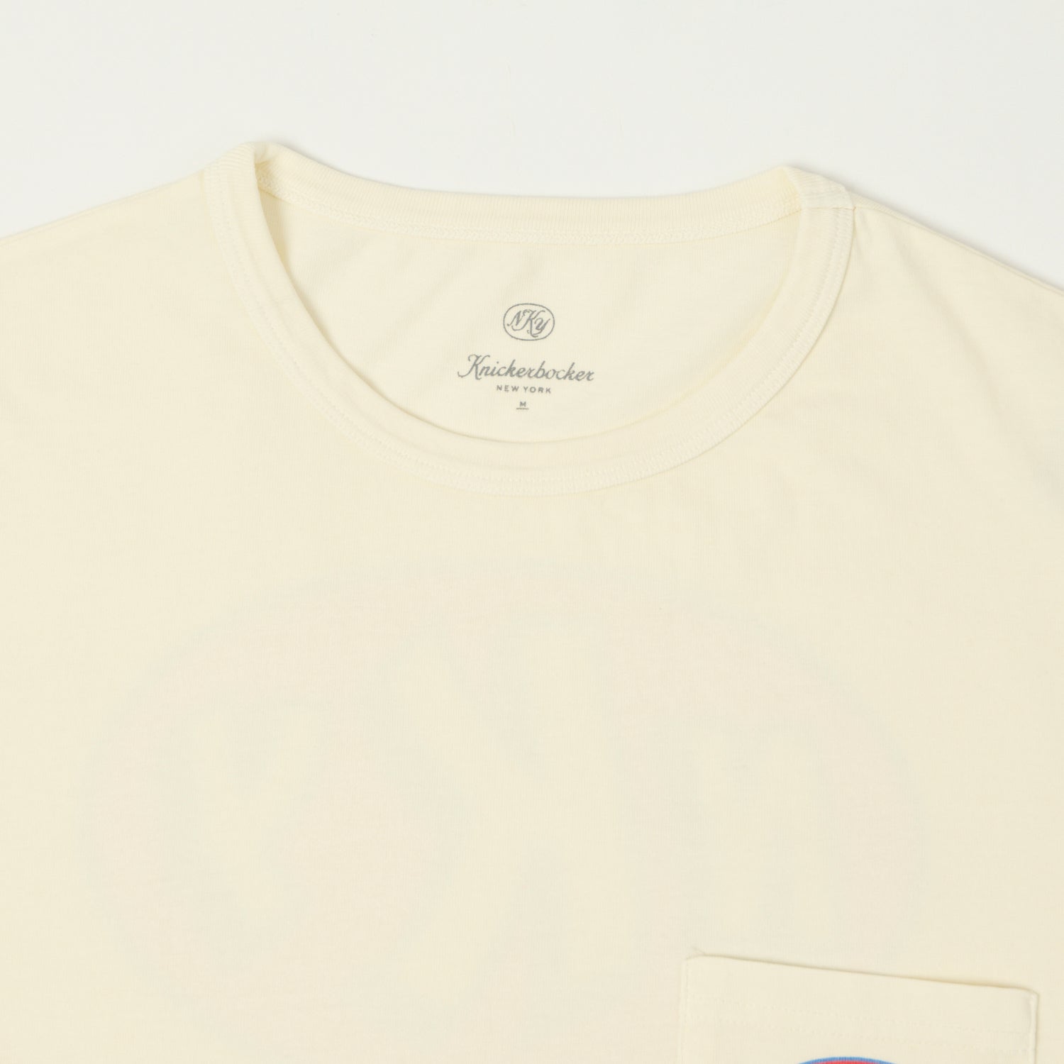 Knickerbocker Oil T-Shirt - Milk