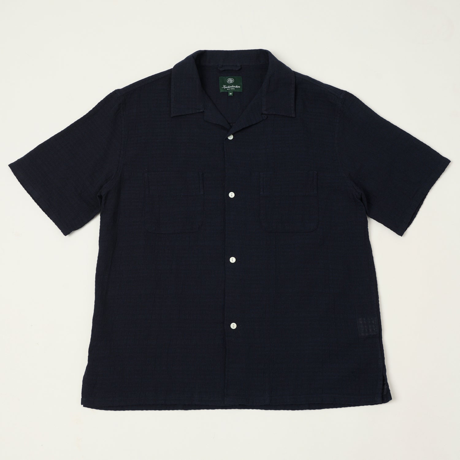 Knickerbocker Oliviera Breeze Weave Shirt - Dark Navy