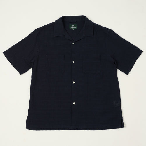 Knickerbocker Oliviera Breeze Weave Shirt - Dark Navy
