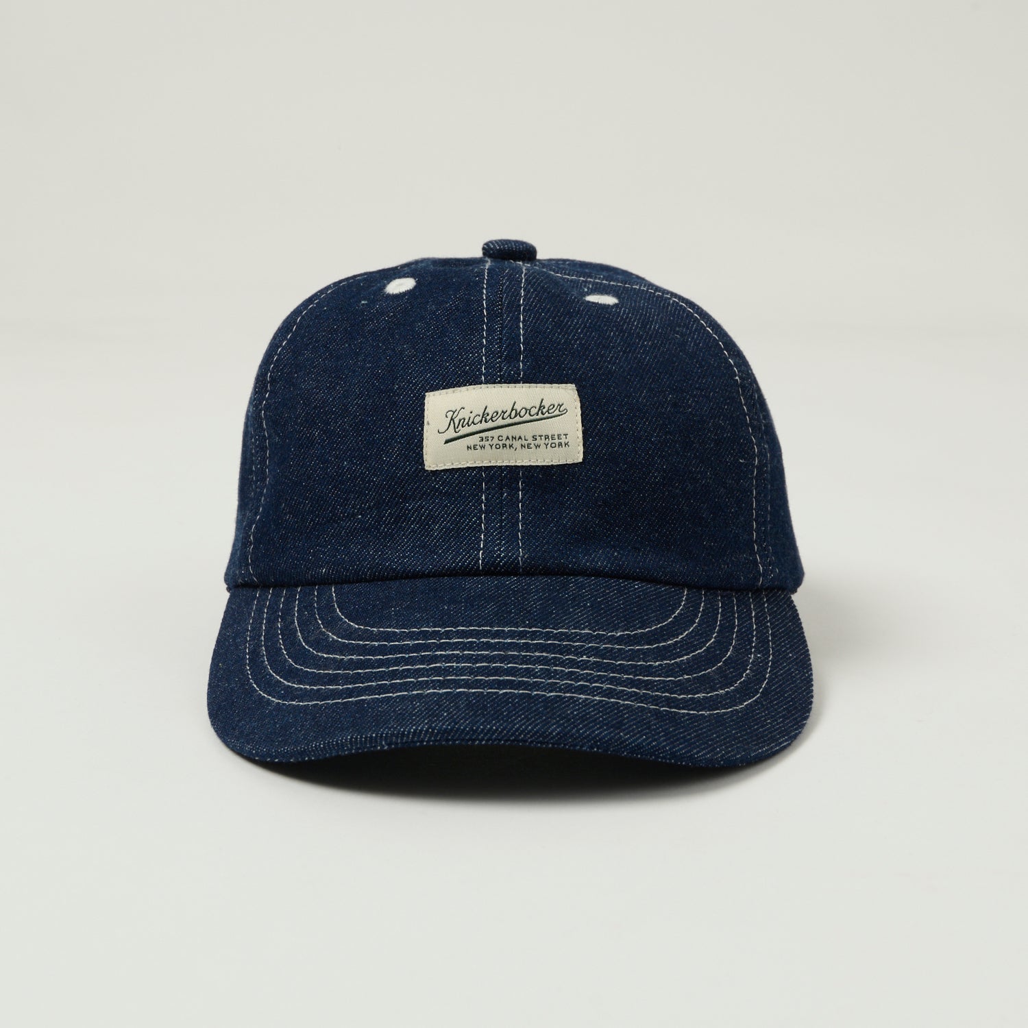 Knickerbocker Pacific Denim Cap - Dark Wash Indigo