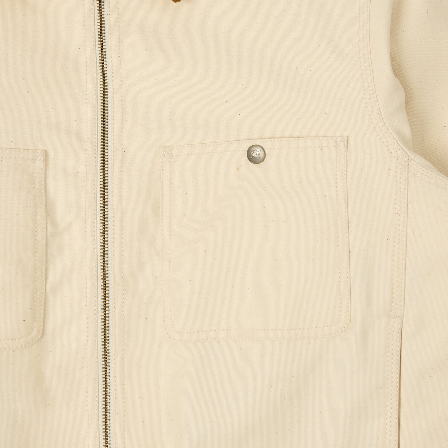 Knickerbocker 'Pacific' Jungle Cloth Jacket - Ecru