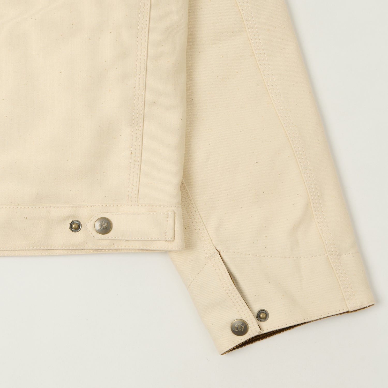 Knickerbocker 'Pacific' Jungle Cloth Jacket - Ecru