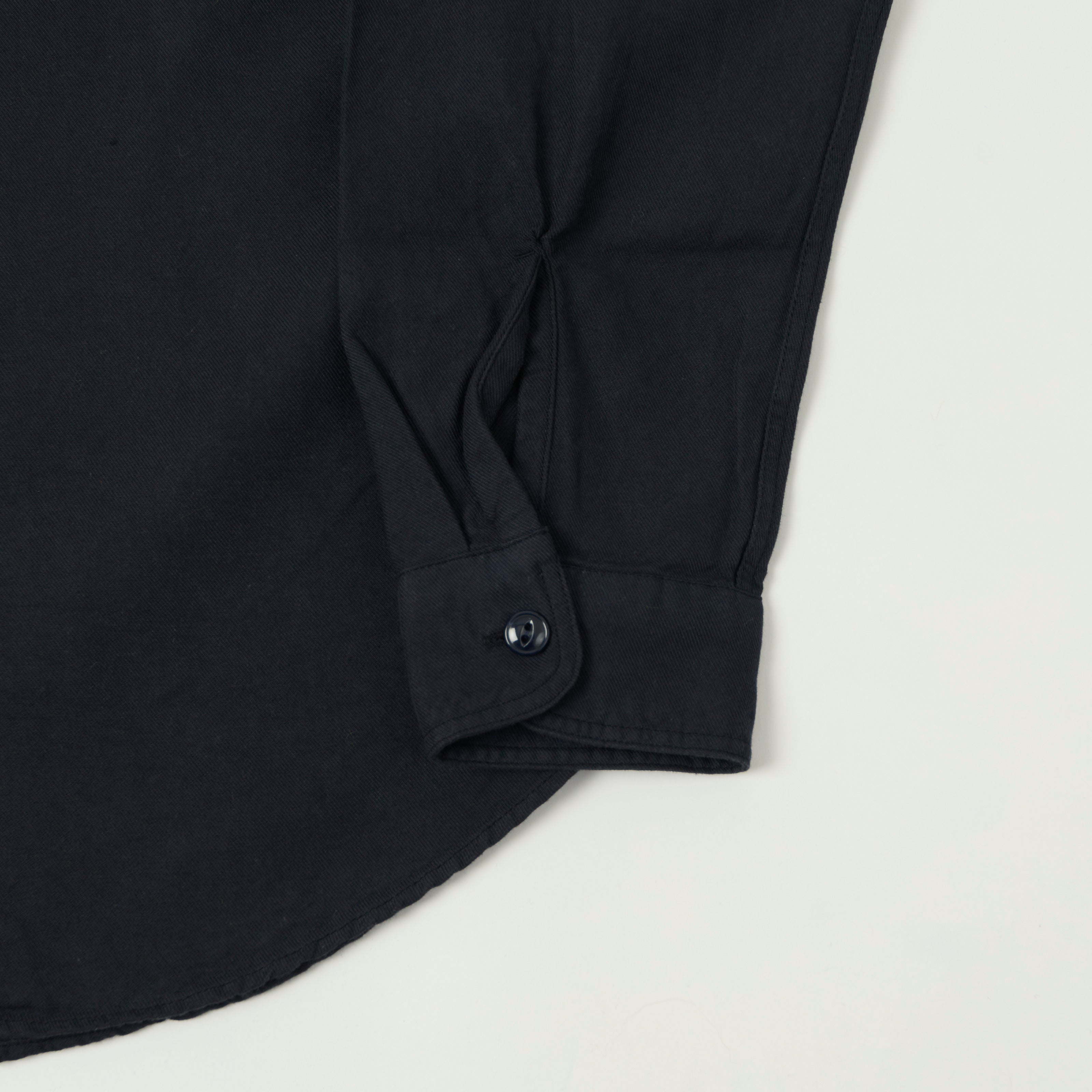 Knickerbocker 'Pacific' Cotton/Linen Twill Shirt - Navy