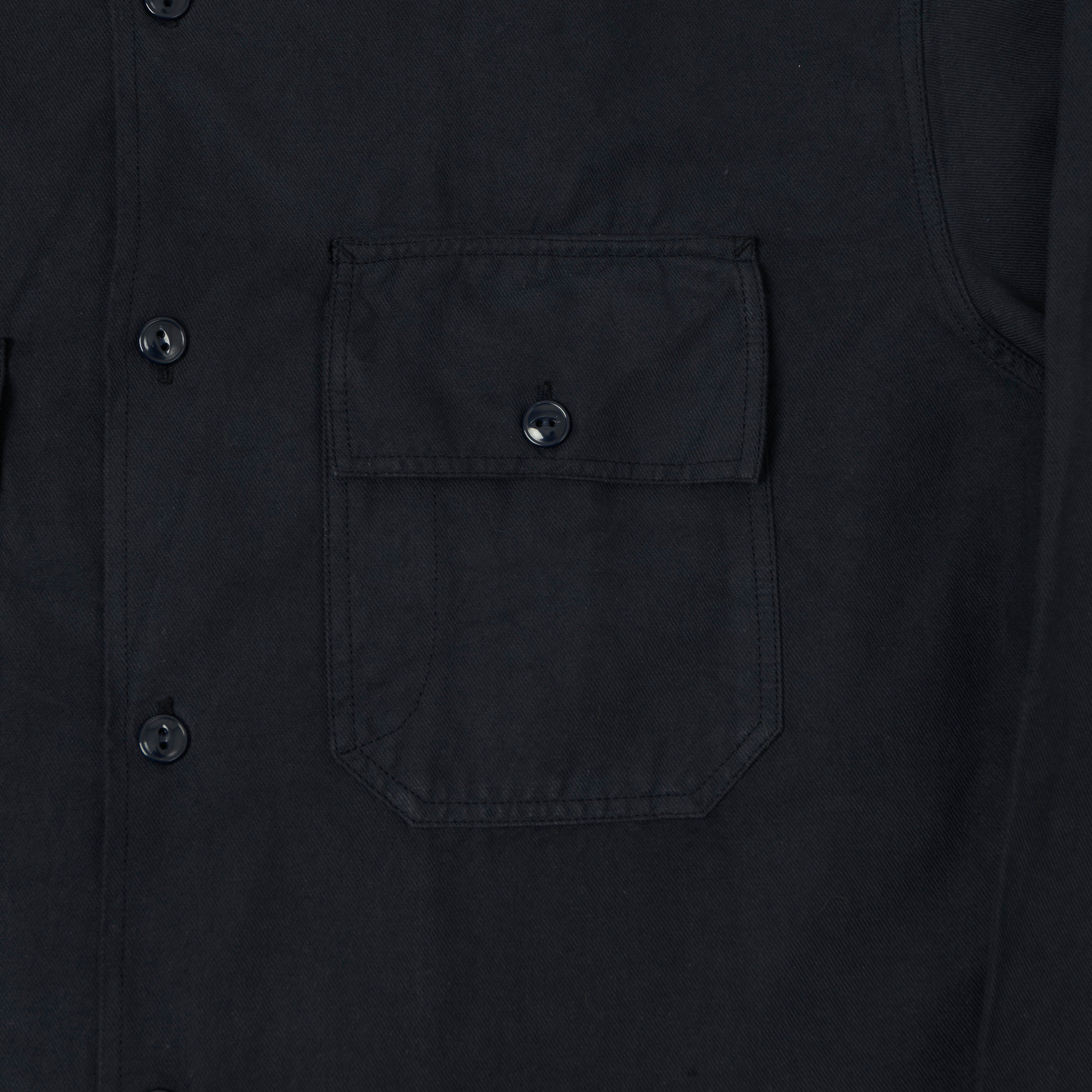 Knickerbocker 'Pacific' Cotton/Linen Twill Shirt - Navy