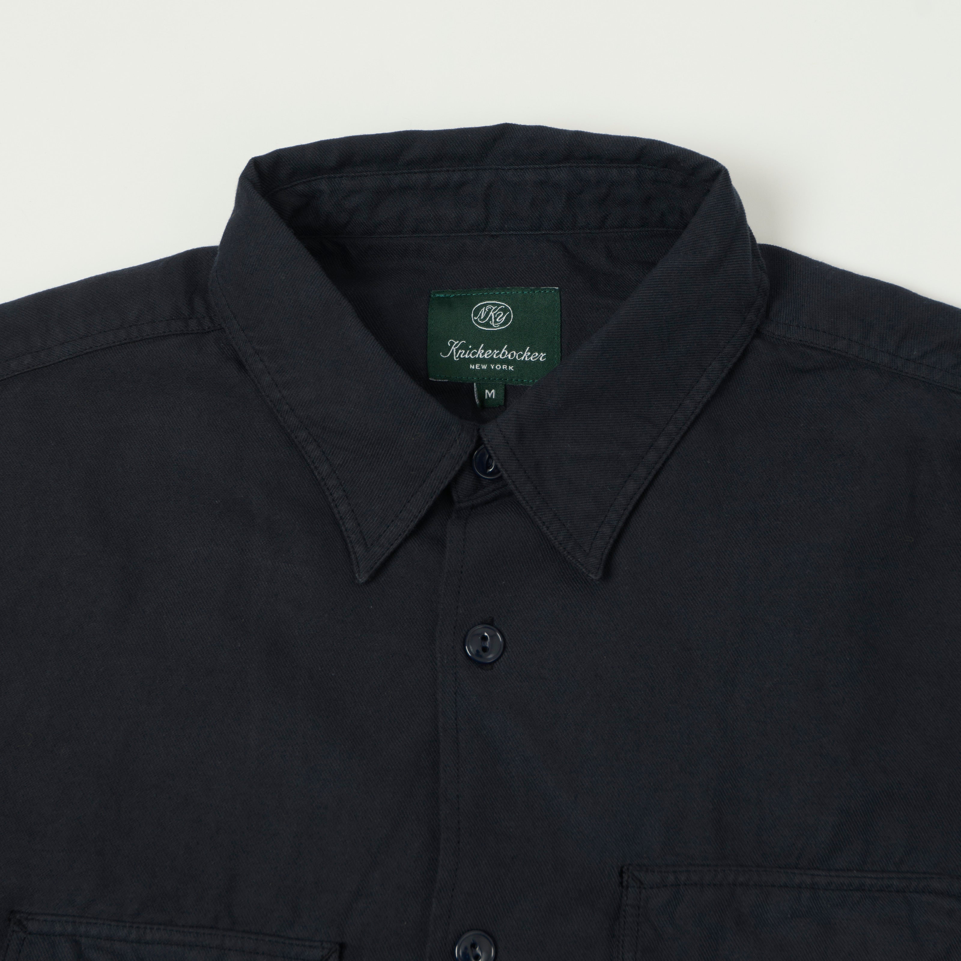 Knickerbocker 'Pacific' Cotton/Linen Twill Shirt - Navy