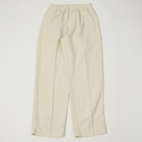Knickerbocker Park Cotton Linen Pant - Bone