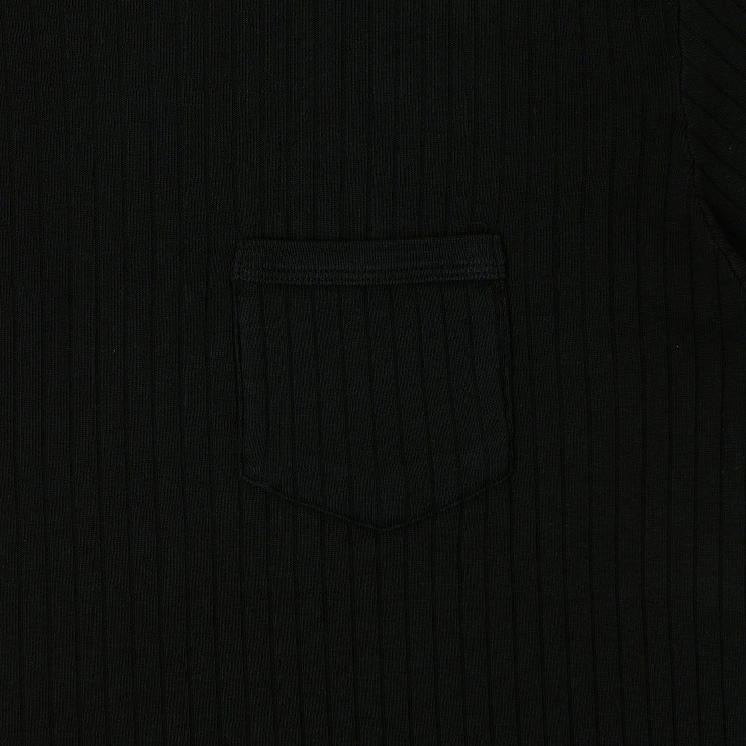 Knickerbocker Rib Pocket T-Shirt - Black