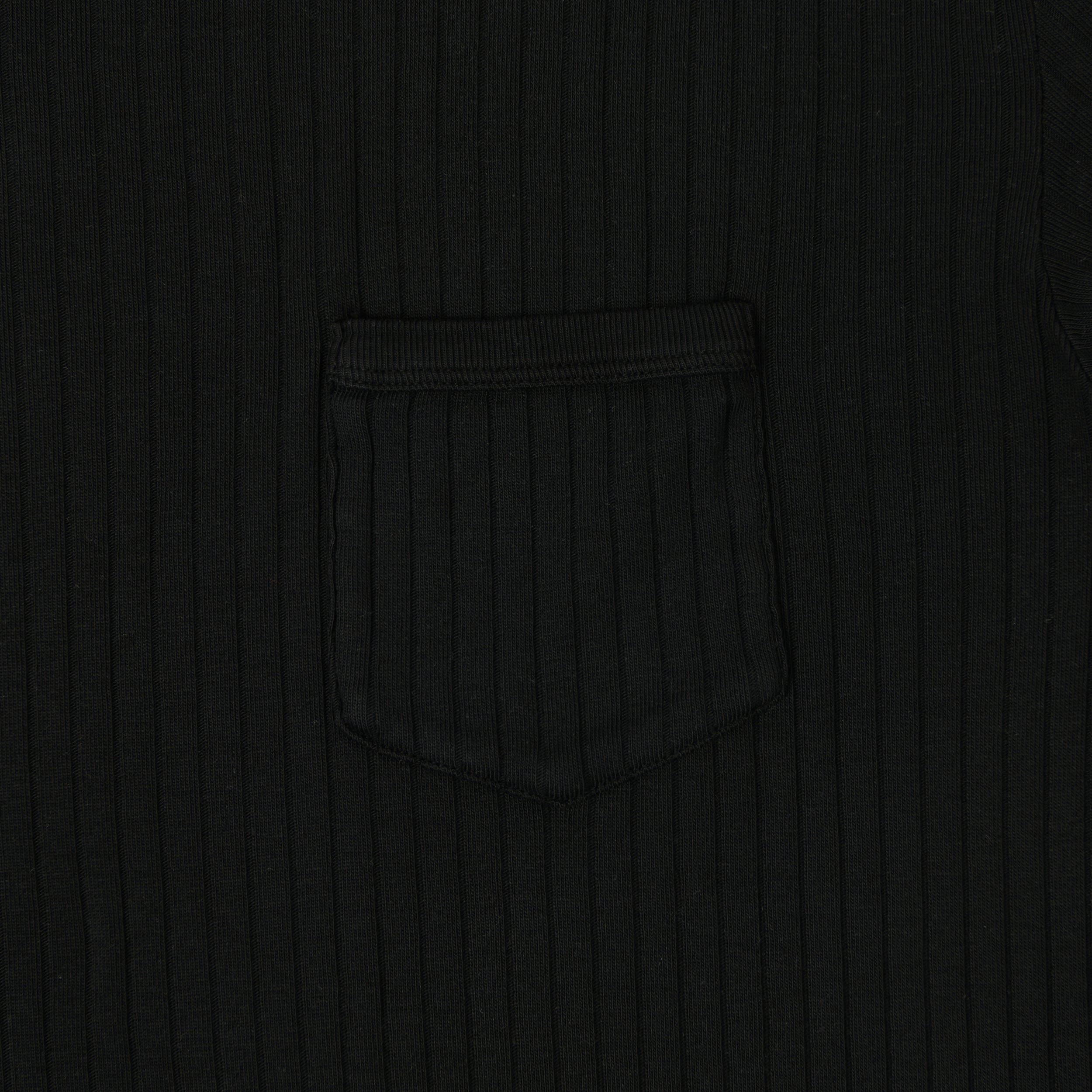 Knickerbocker Rib Pocket T-Shirt - Black