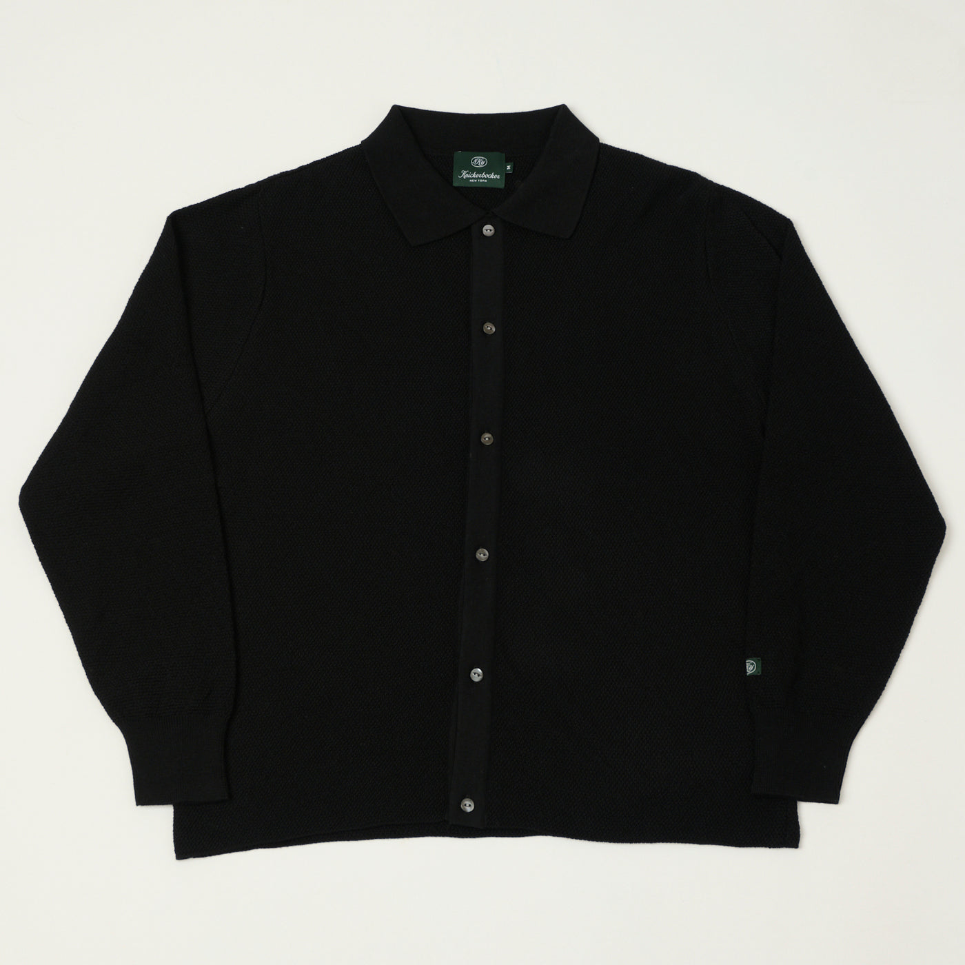 Knickerbocker Ridge Cotton Polo - Black
