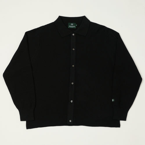 Knickerbocker Ridge Cotton Polo - Black