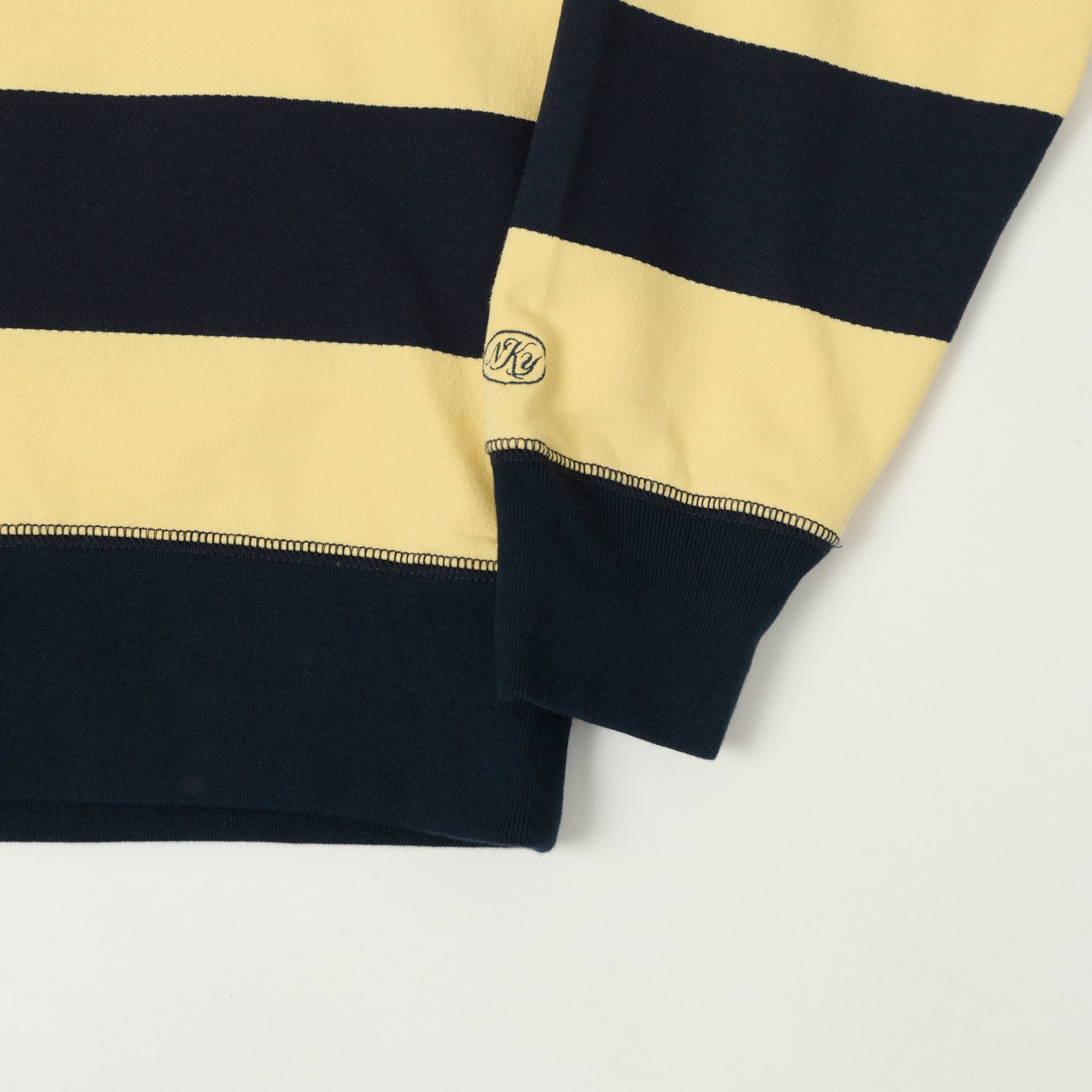 Knickerbocker Rugby Polo Sweatshirt - Navy/Yellow