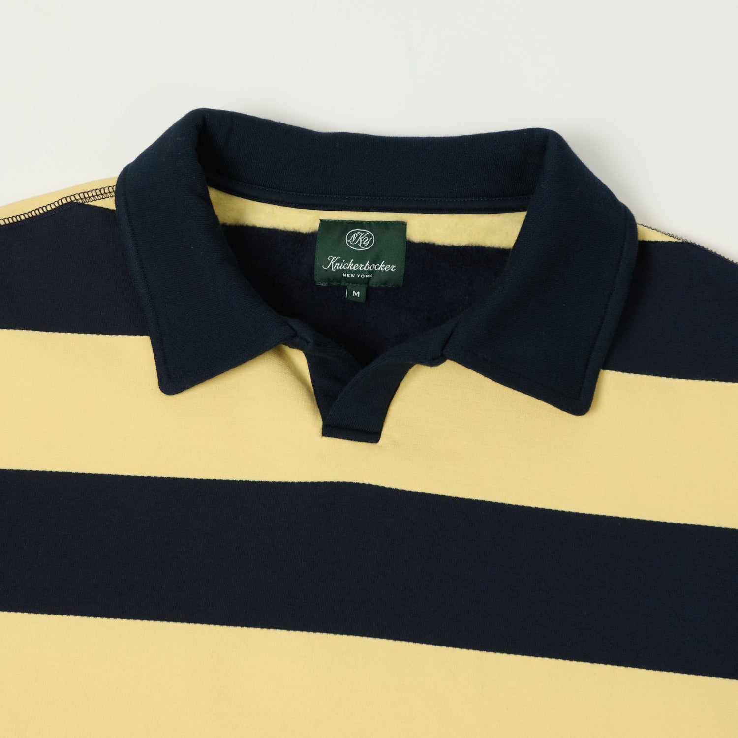 Knickerbocker Rugby Polo Sweatshirt - Navy/Yellow