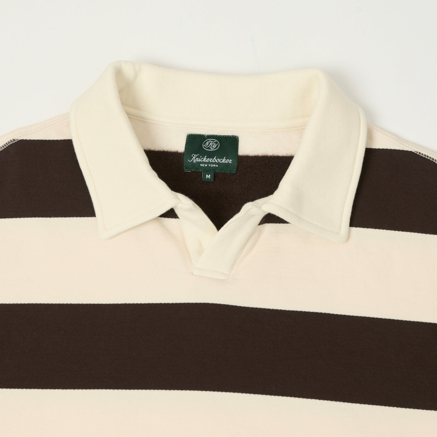 Knickerbocker Rugby Polo Sweatshirt - Mushroom/Brown