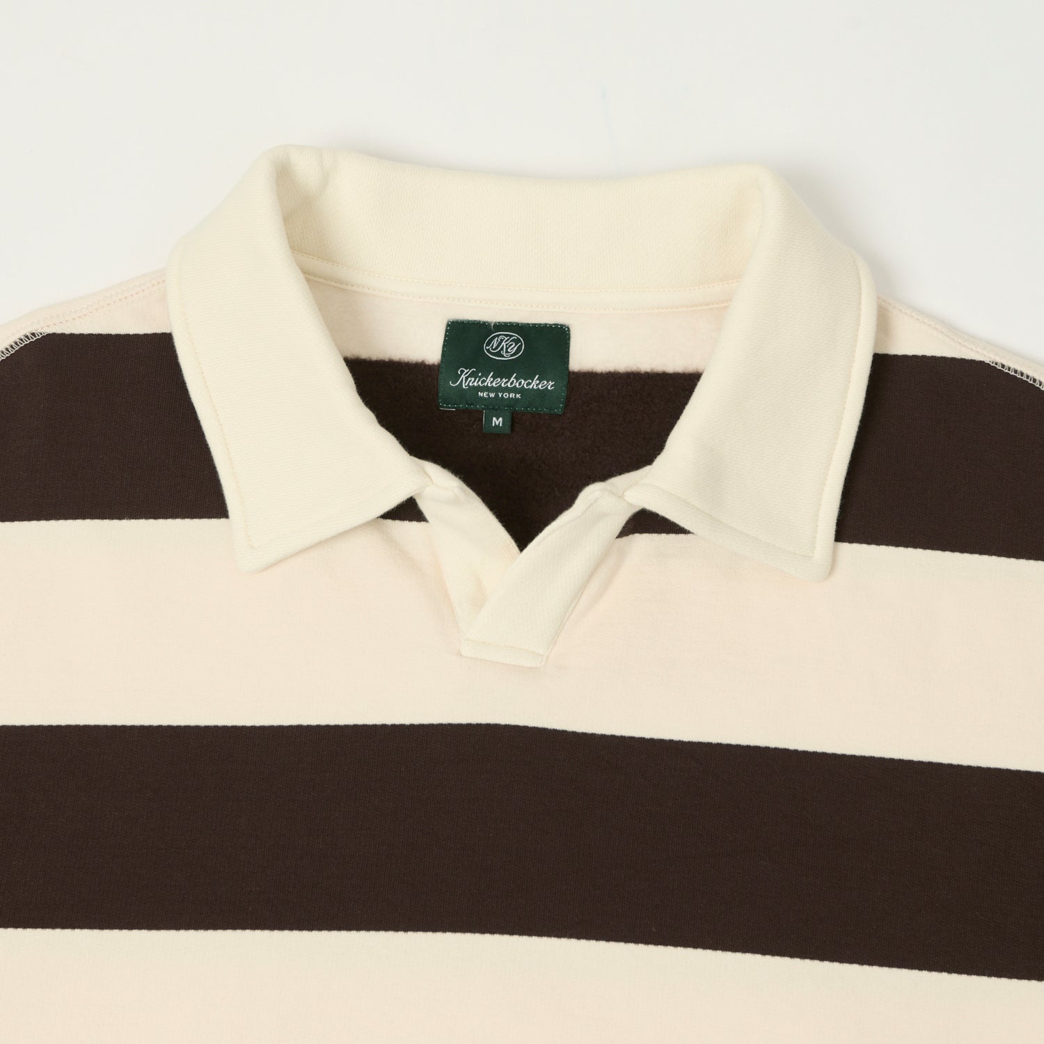 Knickerbocker Rugby Polo Sweatshirt - Mushroom/Brown
