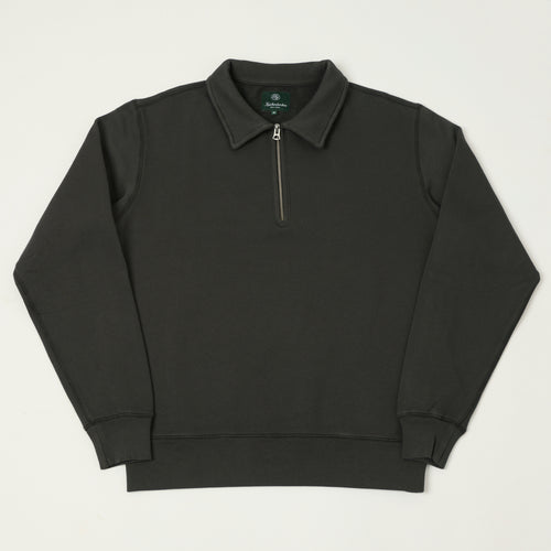 Knickerbocker 'Stadium Loft' Quarter Zip Sweatshirt - Coal