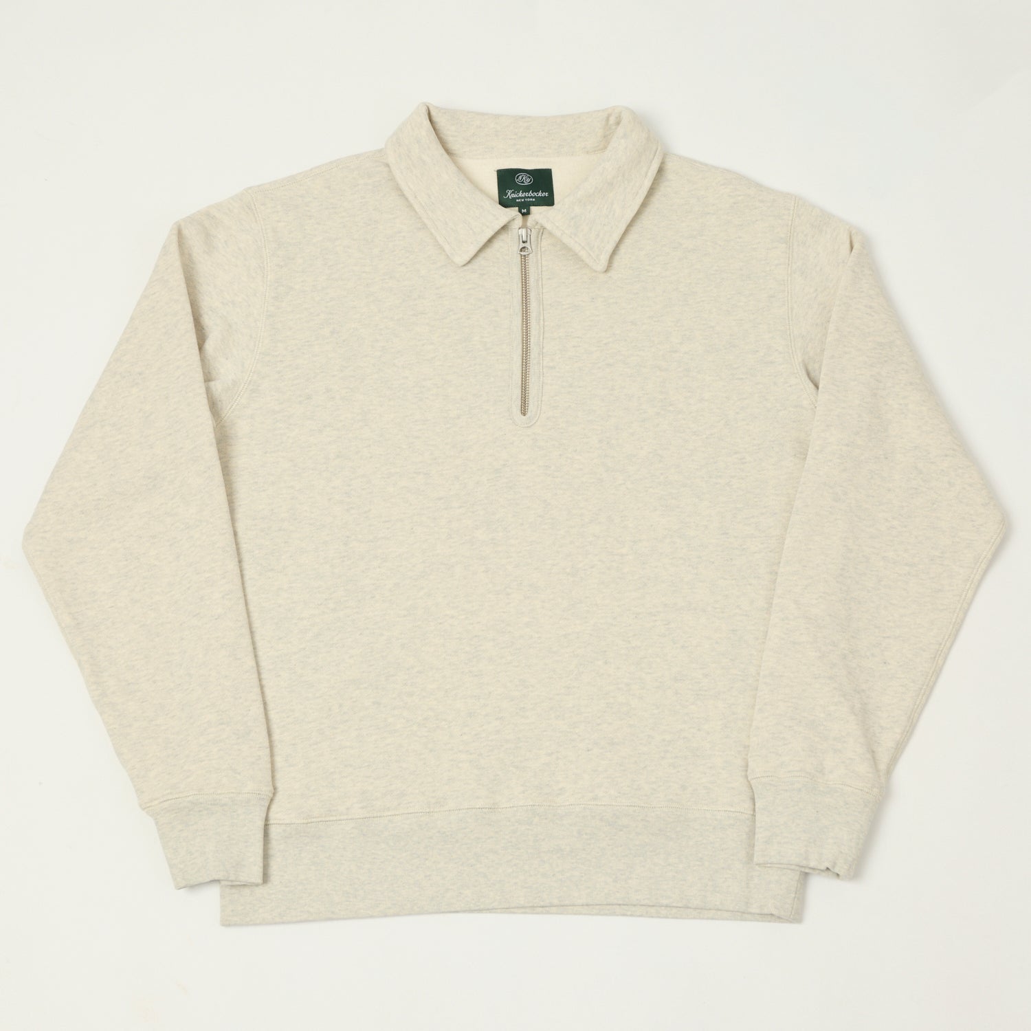Knickerbocker 'Stadium Loft' Quarter Zip Sweatshirt - Oat Grey