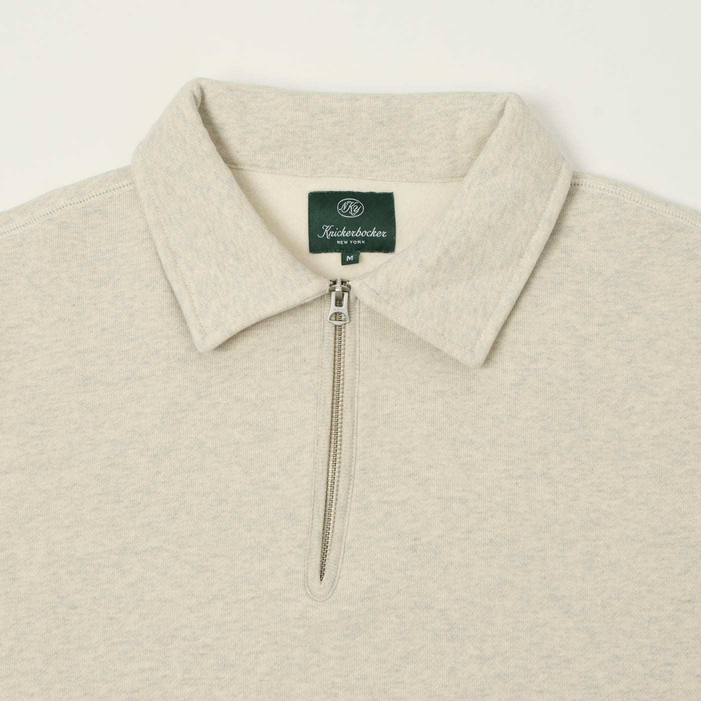 Knickerbocker 'Stadium Loft' Quarter Zip Sweatshirt - Oat Grey