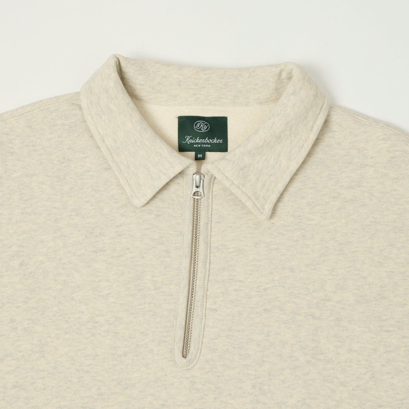 Knickerbocker 'Stadium Loft' Quarter Zip Sweatshirt - Oat Grey