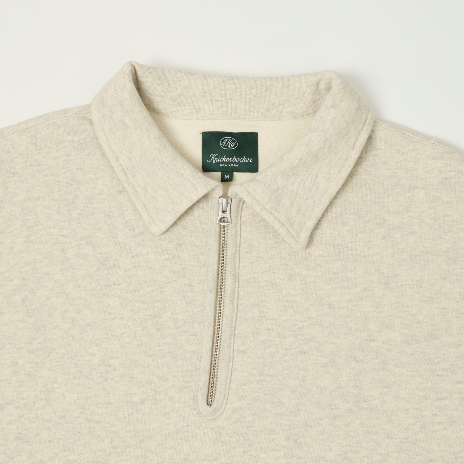 Knickerbocker 'Stadium Loft' Quarter Zip Sweatshirt - Oat Grey