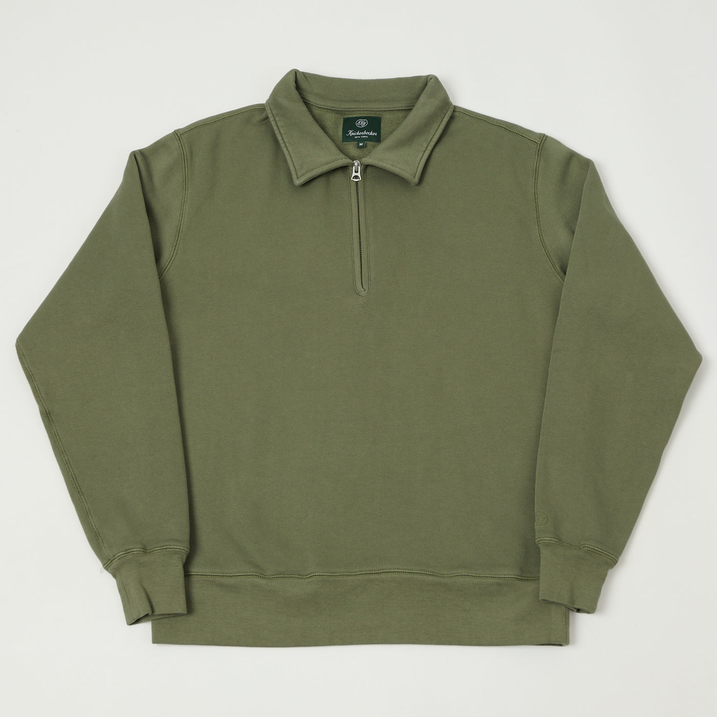 Knickerbocker 'Stadium Loft' Quarter Zip Sweatshirt - Laurel