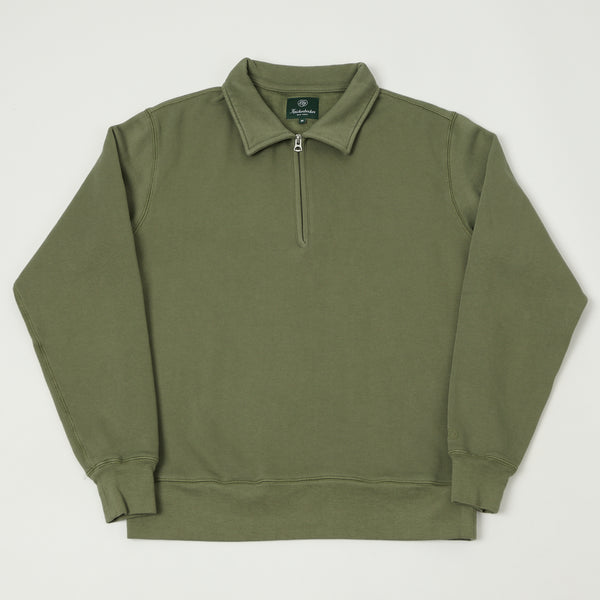 Knickerbocker 'Stadium Loft' Quarter Zip Sweatshirt - Laurel