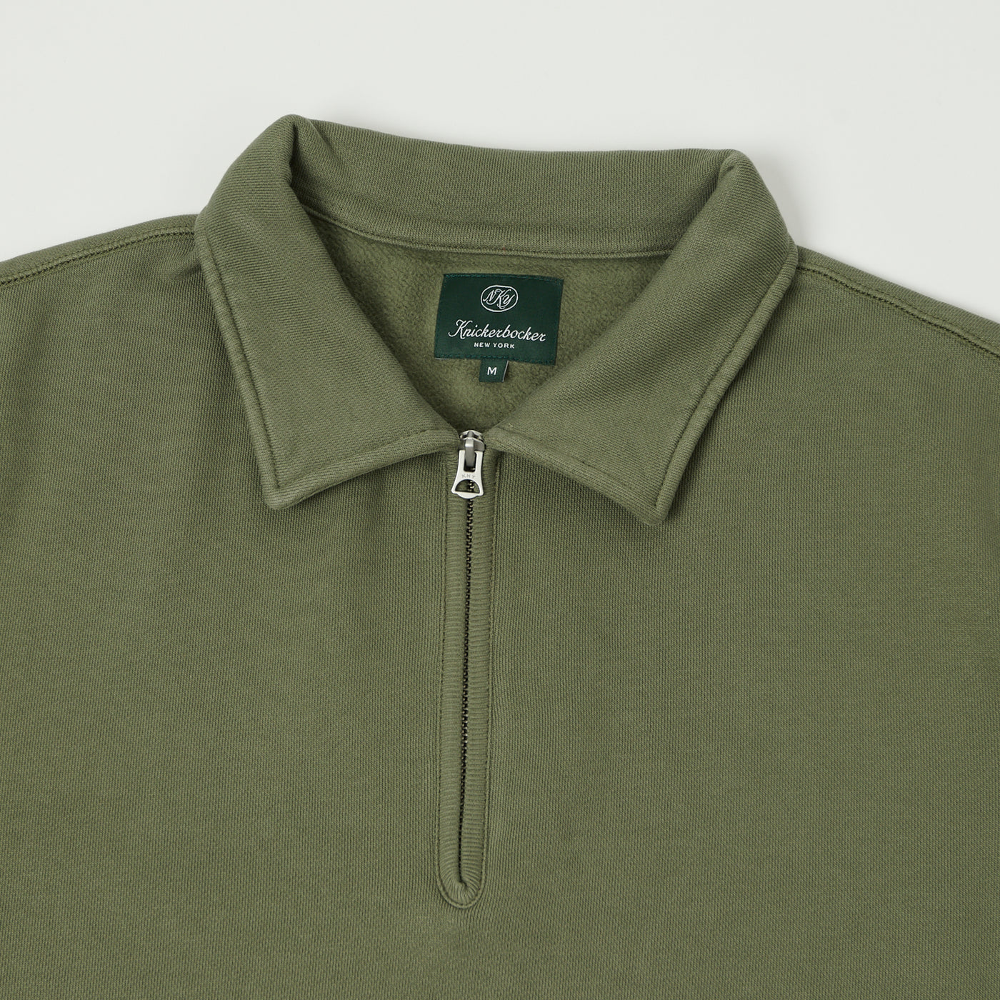 Knickerbocker 'Stadium Loft' Quarter Zip Sweatshirt - Laurel