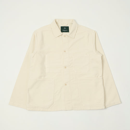 Knickerbocker 'Trade' French Moleskin Chore Jacket - Bone