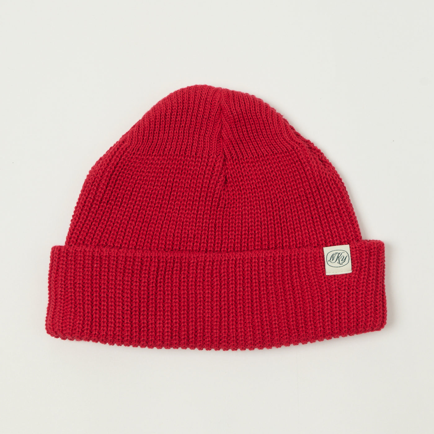 Knickerbocker Cotton Watch Cap - Red