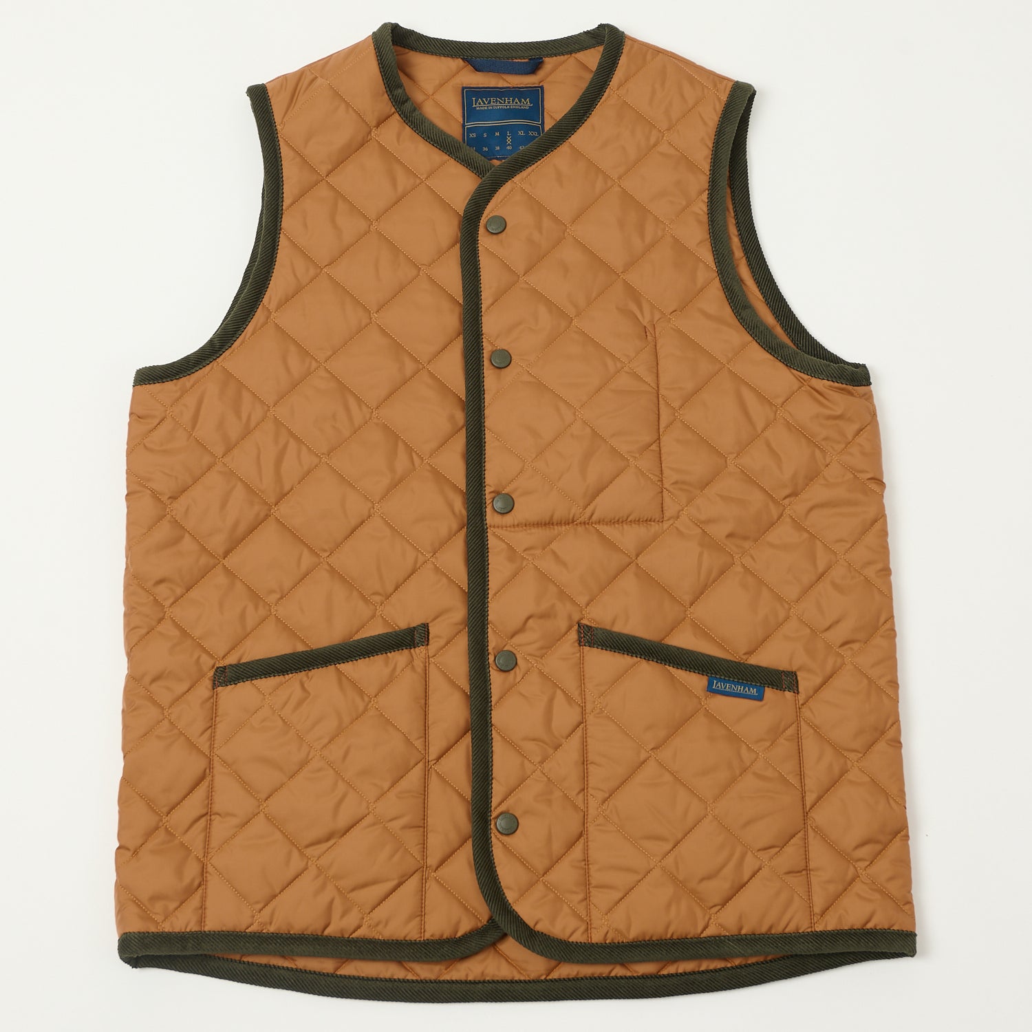 トップス LAVENHAM THORNHAM VEAL QUILT GILET Lavenham Thornham Gilet - Brick – SON OF A STAG