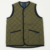 Lavenham Thornham Vest - Olive Green