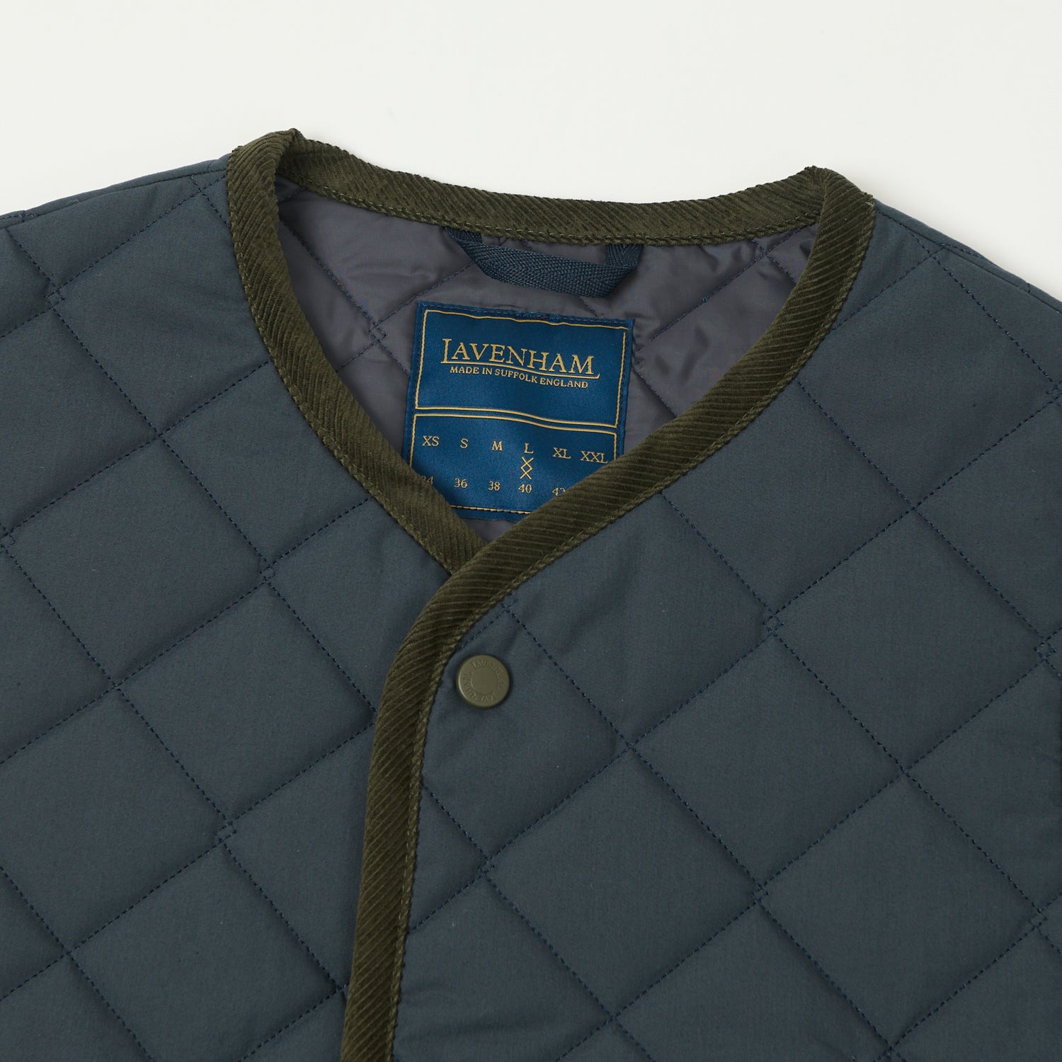 Lavenham Big Quilt Bomber Gilet - Olive Green – SON OF A STAG