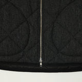 Lavenham 'Son of Stag' Big Quilt Wool Bomber Jacket - Charcoal